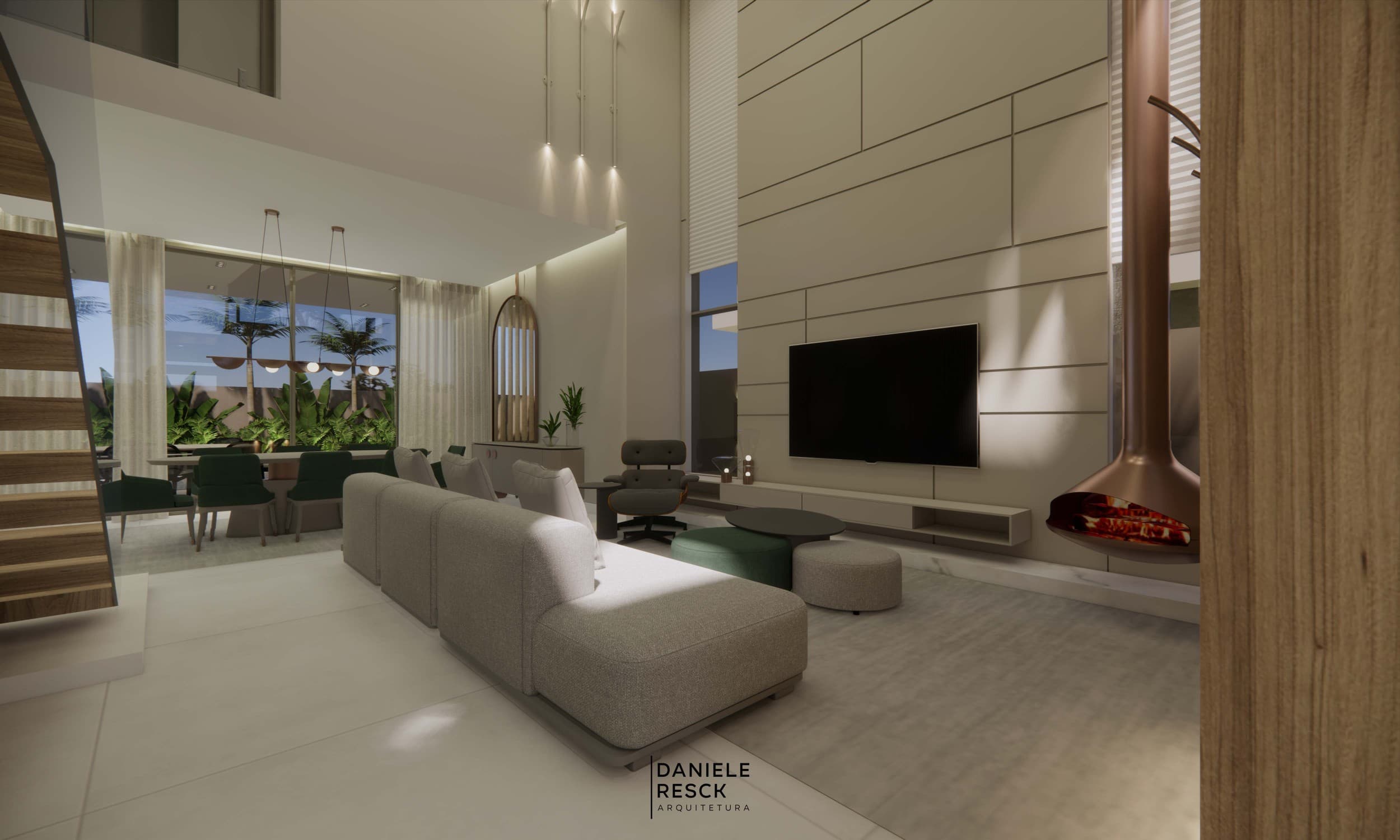 Residência C.F — Interiores - Imagem 2