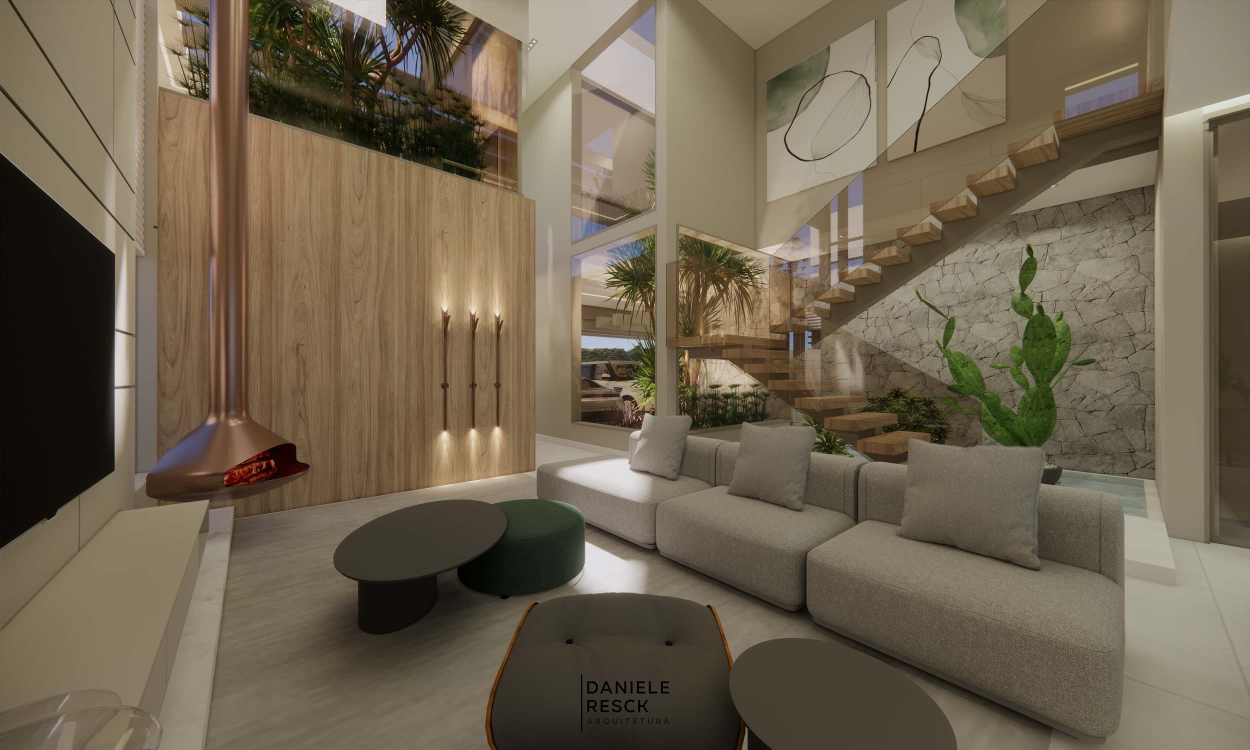 Residência C.F — Interiores