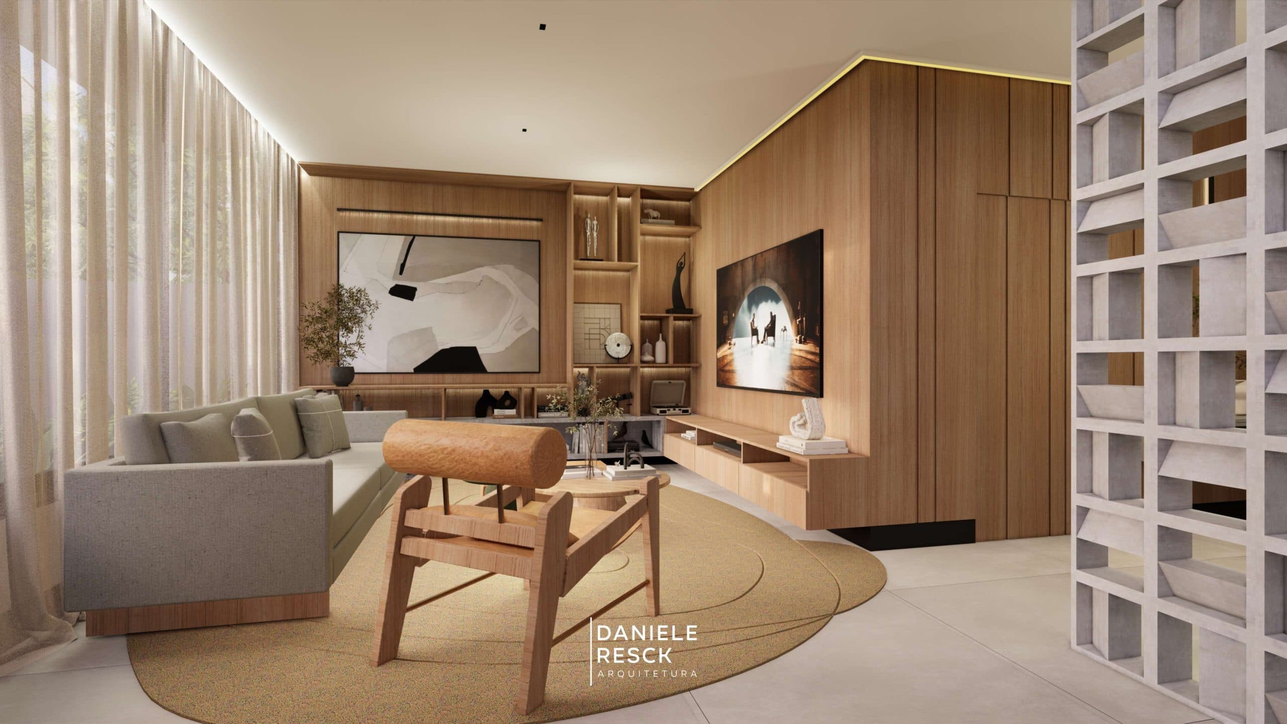 Residência M.J.M Virgínia — Interiores