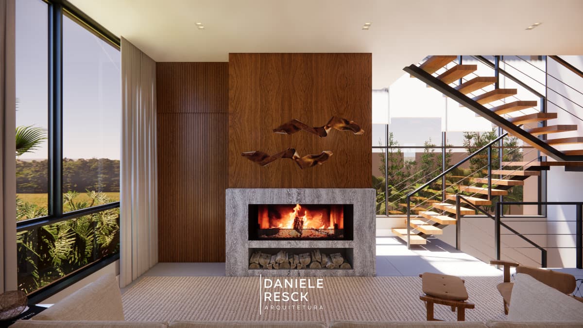 Residência F.A — Interiores